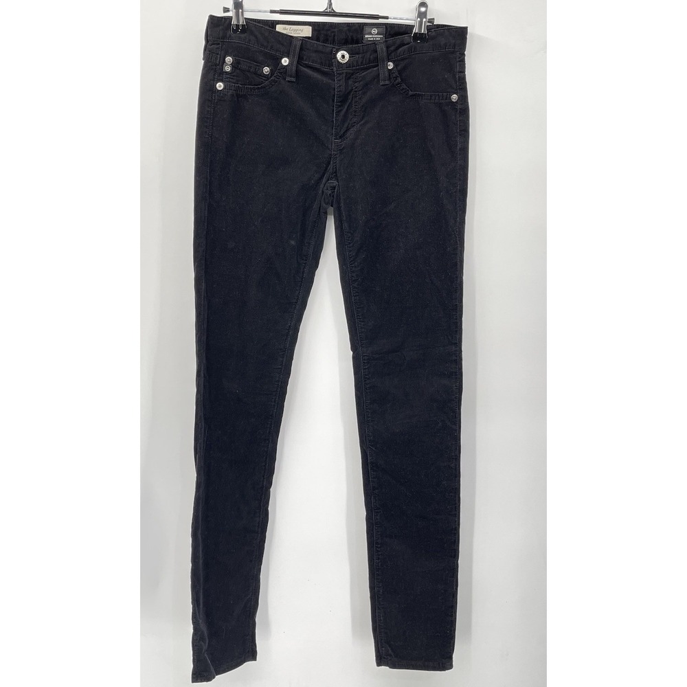 Adriano Goldschmied The Legging Super Skinny Black Corduroy Pant Size‎ 27R